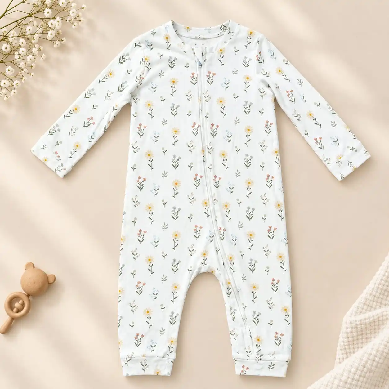 Mothercare - Floral Print Baby Romper
